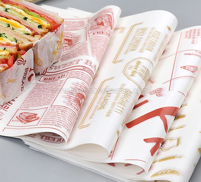 Food wrapping wax paper2